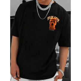 Men's Summer Street Style Graphic Tee - Bold 