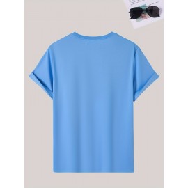 Men's Casual Short Sleeve T-Shirt with 