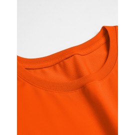 Men's Casual Short Sleeve T-Shirt with 