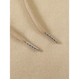 Men's Jesus The Way Truth Life John 14:6 Scripture Hoodie - Brown with Bold Yellow Lettering, Casual Pullover Hooded Sweatshirt, Regular Fit Autumn Winter Comfortable Religious Apparel