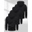 Men'S Casual Minimalist Style Hoodie, Paris Letter Print Men'S Long Sleeve Hoodie Three-Piece Set
