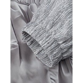 Gentlemen's Jacket Men's Spring and Autumn Thin Casual Lapel Portrait Print Trendy Fashion Zip-Up Outerwear Long Sleeve