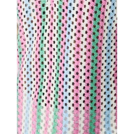 Openwork Crochet Vest