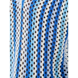 Openwork Crochet Vest